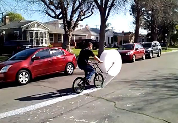 Bubble Wrap Bike