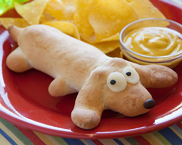 A Hot Dog In A Dog