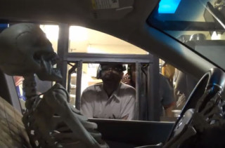 Skeleton Drive Thru Prank