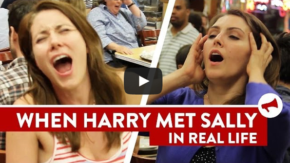 20 Women Fake Orgasm a la When Harry Met Sally