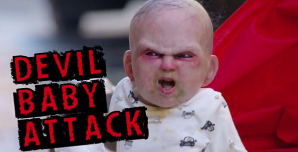 Terrifying Devil Baby Prank