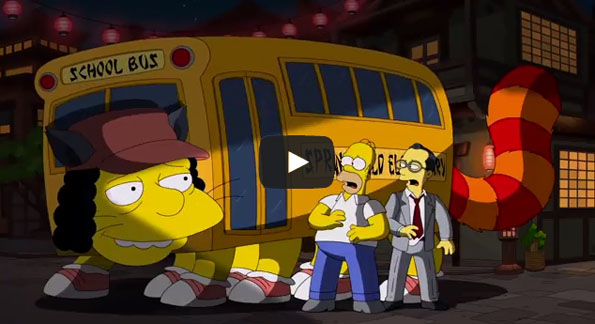 The Simpsons Tribute To Miyazaki