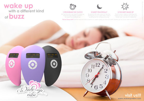 Vibrator Alarm Clock For Your Privates
