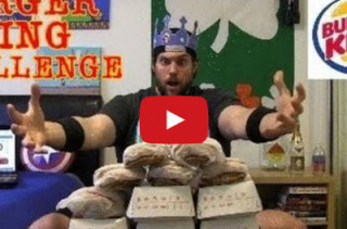 Guy Eats Every Burger From BK In One Sitting