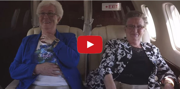 Two Old Ladies Taking Their First Flight Will Make You Happy
