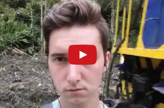 Kid Gets Kicked In The Head While Taking A Train Selfie