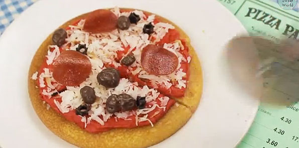 Eye Trickery!: A Cake That Looks Like Pizza