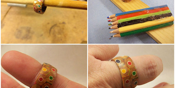 Sorcery!: A Ring Made From A Box Of Colored Pencils