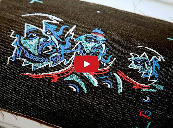 The First Embroidered Music Video Ever Is Bad-ass Craftiness