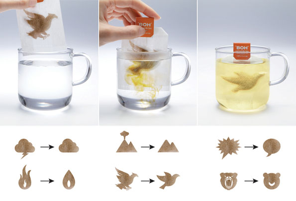 Transforming Tea Bags Go From Stressed To Relaxed In Hot Water