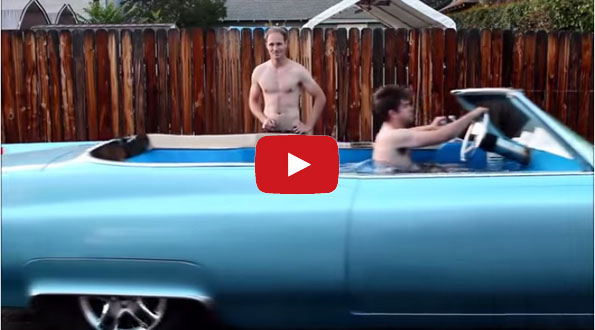 The World’s Fastest Hot Tub Is In A 1969 Cadillac