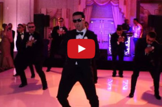 Groom & Groomsmen Surprise Bride With Hilarious Wedding Dance