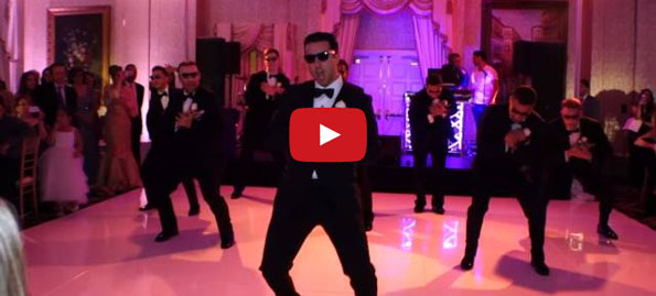 Groom & Groomsmen Surprise Bride With Hilarious Wedding Dance