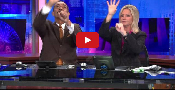 News Anchors Have Amazingly Elaborate Handshake