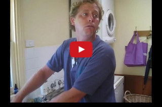 Uncle Chris Changes A Diaper