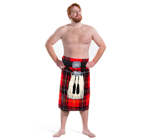 The InstaKilt Is A Beach Towel That Looks Like A Kilt