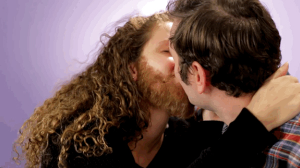 Women Get Fake Beards So Their BFs Can Feel A Bearded Kiss