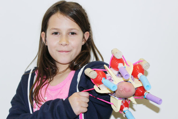 One 10-Year-Old Girl Invented A Prosthetic That Shoots Glitter!