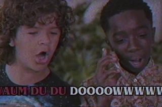 Dustin And Lucas Do The Stranger Things Theme Song