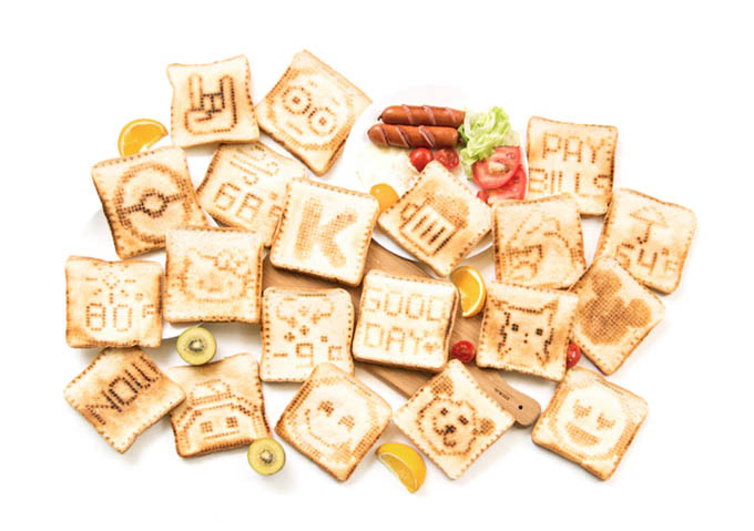 The Toasteroid Toaster Toasts Your Own Designs Onto Bread!