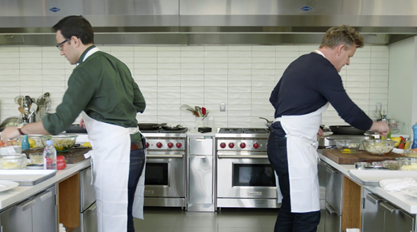 A Regular Guy Tries To Cook With Gordon Ramsey…