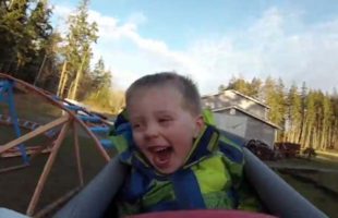 One Cool Dad Built His Kid A Backyard Roller Coaster