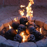 Imitated Human Skull Logs