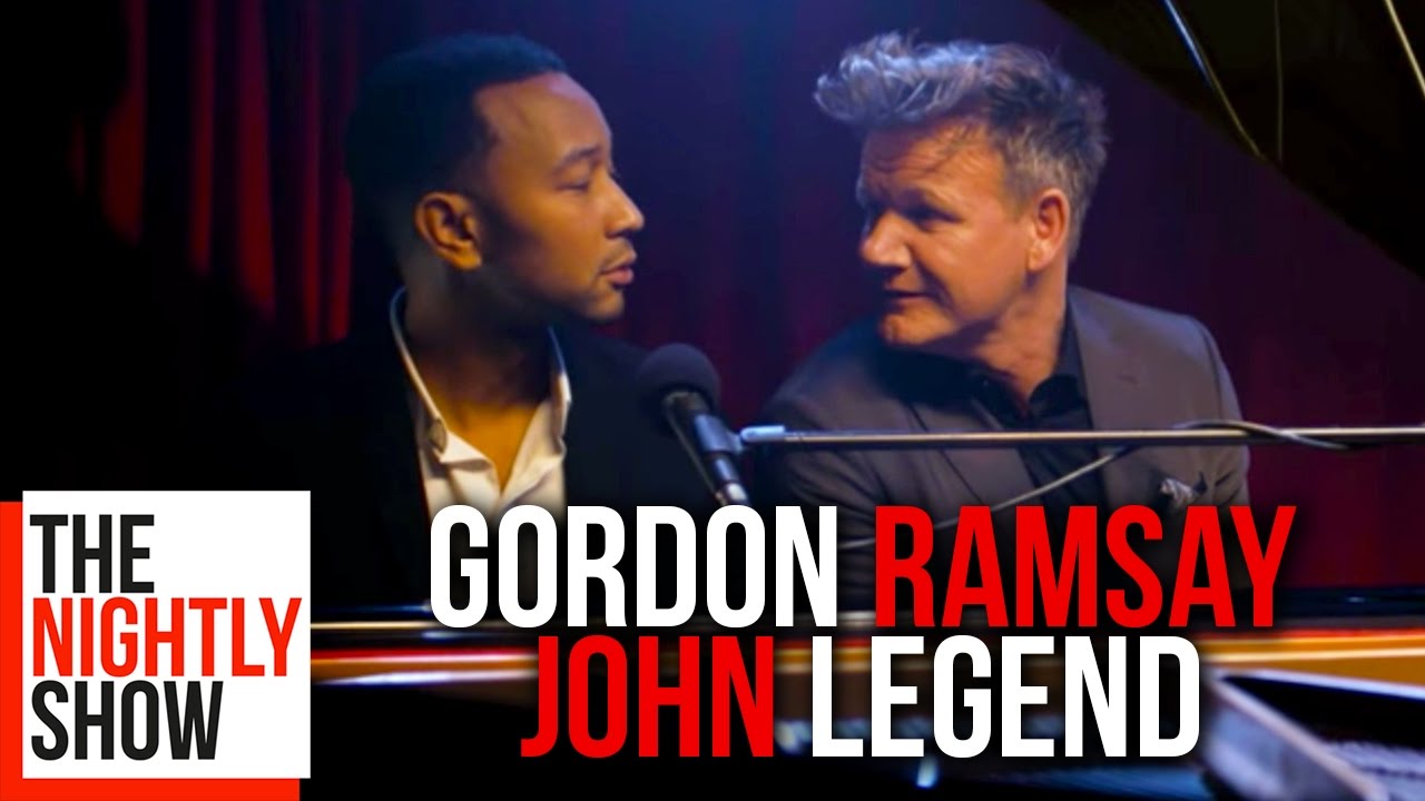 John Legend Singing Gordon Ramsay Insults Is Amazing