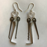 Lock Pick Earrings