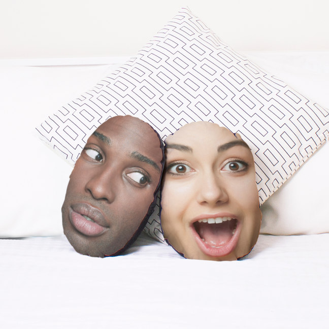 A Mushion Is A Cozy Little Pillow With YOUR Face On It
