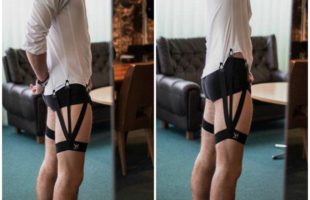 Keep Your Shirt Tucked In With This Weird Shirt Garter Belt