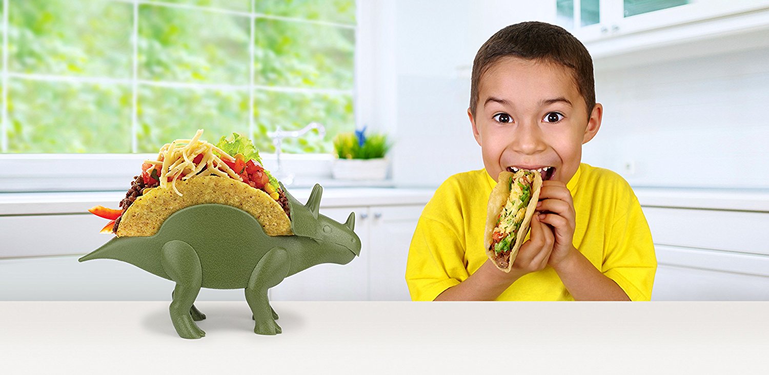 Hold Your Taco In Place With This Triceratops Taco Stand