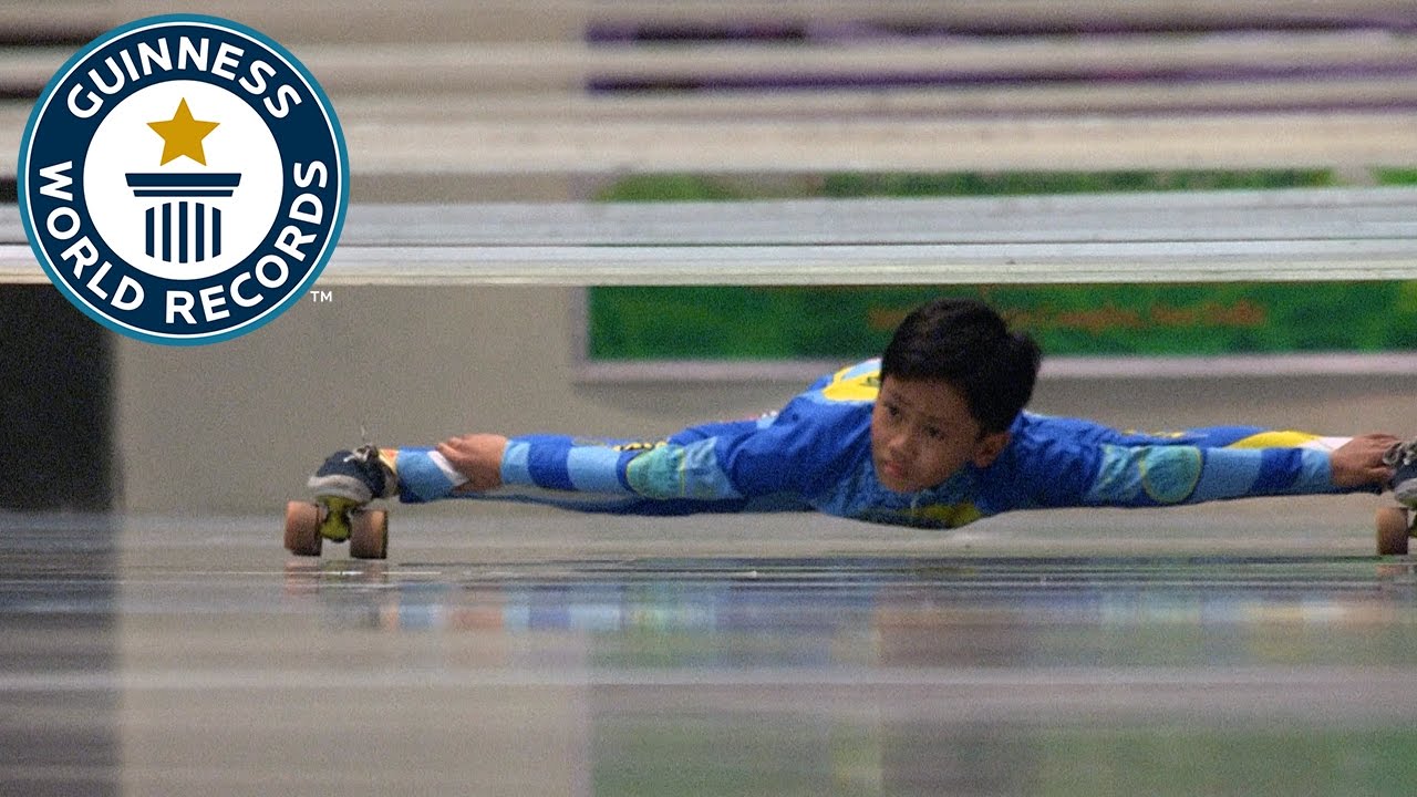Say Hello To The New Limbo Roller Skating Champion!
