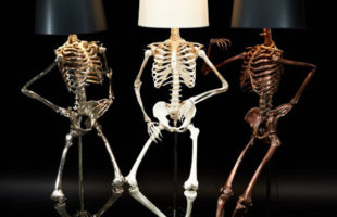 Check Out These Posable Life Size Skeleton Lamps!