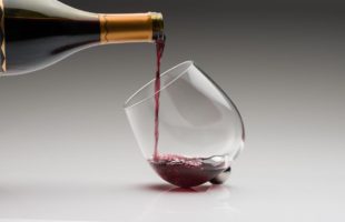 The Aura Glass Rotates To Prevent Spills And Aerate Your Hooch