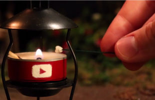 Making Miniature S’mores On A Miniature Camping Trip…
