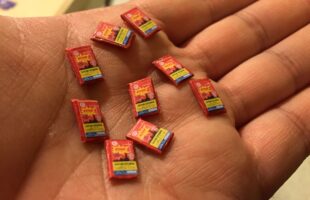 Miniature Fireworks Stand With Tiny Fireworks That Really Work!