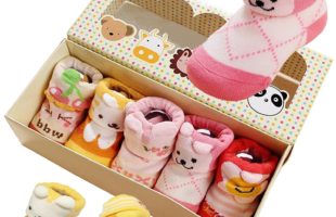 Adorable Baby Boys Girls Toddler Animal Cotton Anti Non-Skid Slip Crew Socks