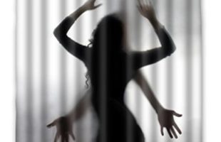 Funny Sexy Woman and Men Sex Silhouette Shadow Bathroom Shower Curtain