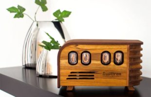Handcrafted Art Deco Desk Clock – The Vintage Nixie Tube Clock