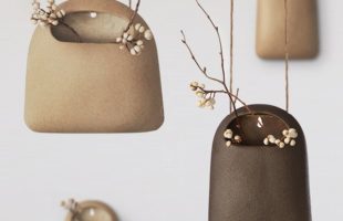 Elegant Japanese style pocket hanging vases
