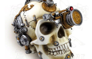 Decorative Skull with Hidden Compartment