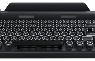 Qwerkywriter Typewriter: The Vintage Inspired Round Keycaps Wireless Typewriter