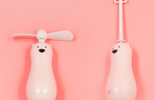 Mini Bear Pocket Handheld Fan & Blender
