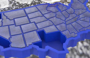 United States of America Ice Cube Tray