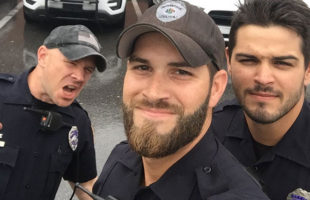 Handsome Police Officer’s Selfies Booms the internet