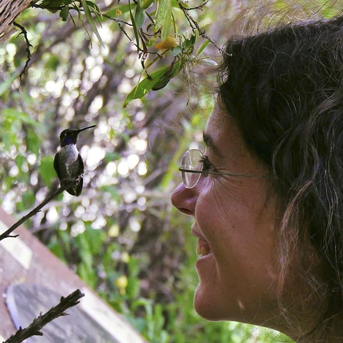 Adorable Bonding with Hummingbirds