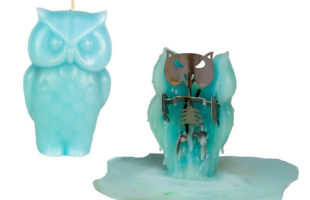 Angry Owl Shaped Candles for Halloween