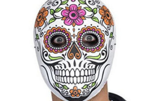 Halloween Mens Costume Day of the Dead Face Mask