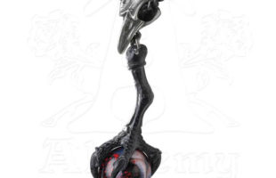 Gothic Raven Talon Pendant Necklace